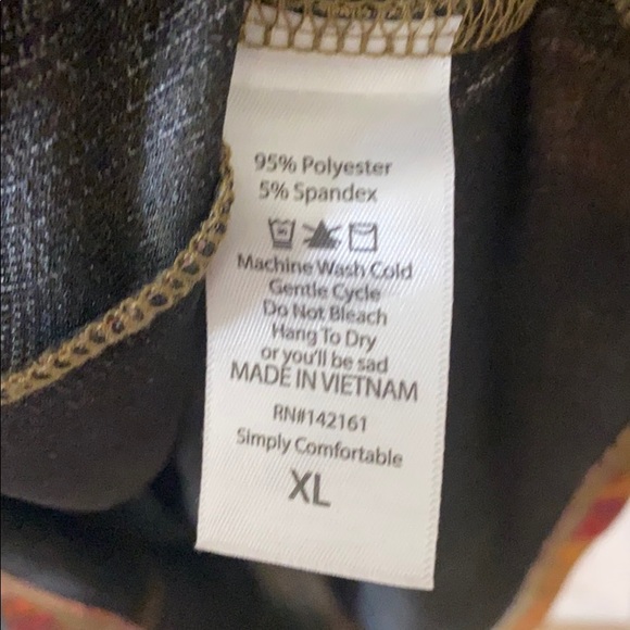 LuLaRoe Julia Fall Inspired Colors Sz XL - Picture 4 of 4